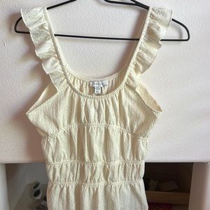 BRAND NEW W TAGS — TopShop cream ruffle top